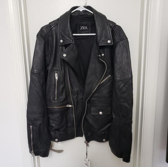 Zara Leather Jacket - Picture 1 of 1